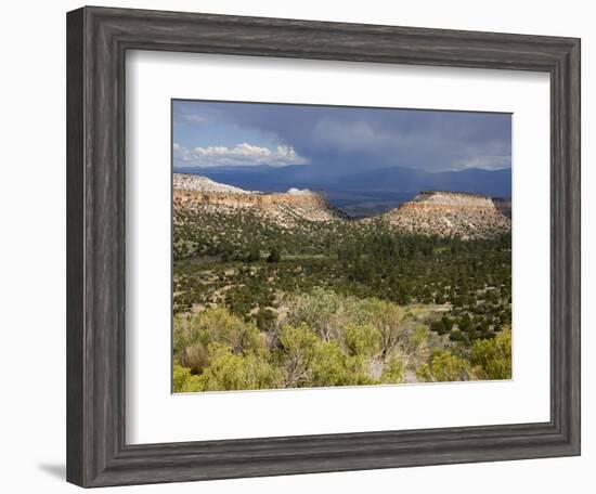 Thunderstorm Near Los Alamos, New Mexico, United States of America, North America-Richard Cummins-Framed Photographic Print