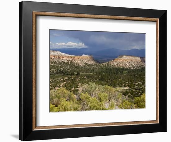 Thunderstorm Near Los Alamos, New Mexico, United States of America, North America-Richard Cummins-Framed Photographic Print