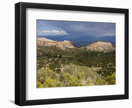 Thunderstorm Near Los Alamos, New Mexico, United States of America, North America-Richard Cummins-Framed Photographic Print