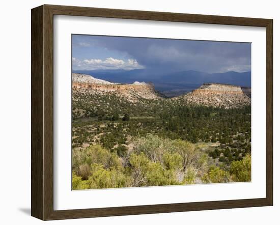 Thunderstorm Near Los Alamos, New Mexico, United States of America, North America-Richard Cummins-Framed Photographic Print