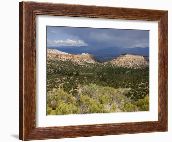 Thunderstorm Near Los Alamos, New Mexico, United States of America, North America-Richard Cummins-Framed Photographic Print