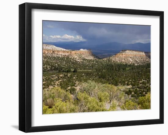 Thunderstorm Near Los Alamos, New Mexico, United States of America, North America-Richard Cummins-Framed Photographic Print