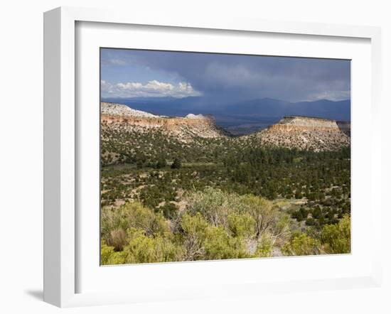 Thunderstorm Near Los Alamos, New Mexico, United States of America, North America-Richard Cummins-Framed Photographic Print