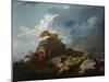 Thunderstorm, or the Cart Stuck in the Mud, 1759?-Jean-Honor? Fragonard-Mounted Giclee Print