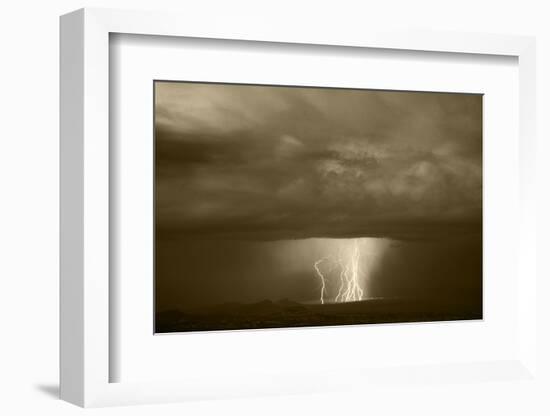 Thunderstorm over Cathedral Valley, Utah, USA-Scott T. Smith-Framed Photographic Print