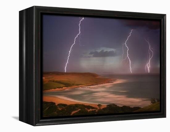 Thunderstorm Over Mdumbi Estuary-Jonathan Hicks-Framed Premier Image Canvas