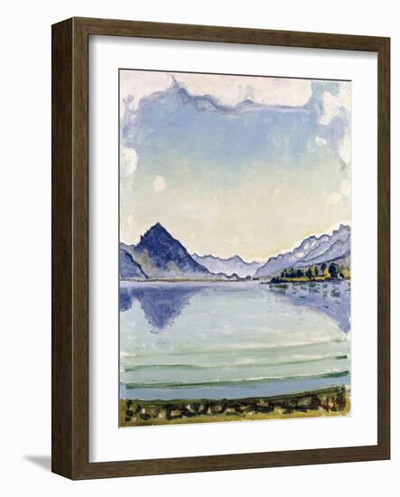 Thunersee at Leissigen. 1909-Ferdinand Hodler-Framed Giclee Print