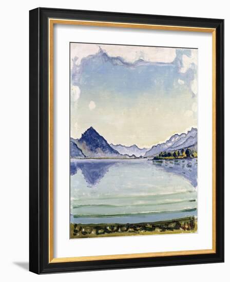 Thunersee at Leissigen. 1909-Ferdinand Hodler-Framed Giclee Print