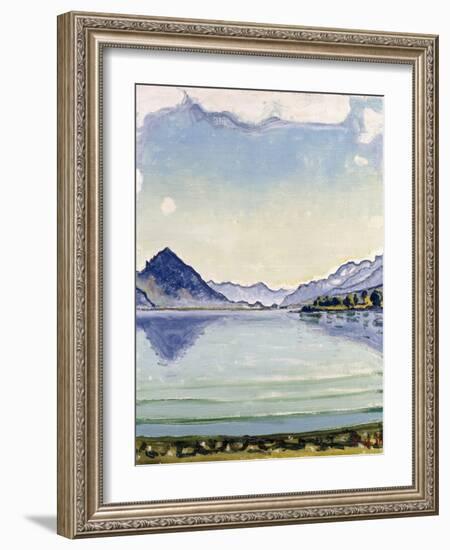 Thunersee at Leissingen, 1909-Ferdinand Hodler-Framed Giclee Print