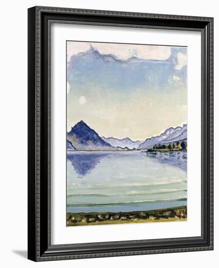 Thunersee at Leissingen, 1909-Ferdinand Hodler-Framed Giclee Print