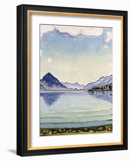 Thunersee at Leissingen, 1909-Ferdinand Hodler-Framed Giclee Print