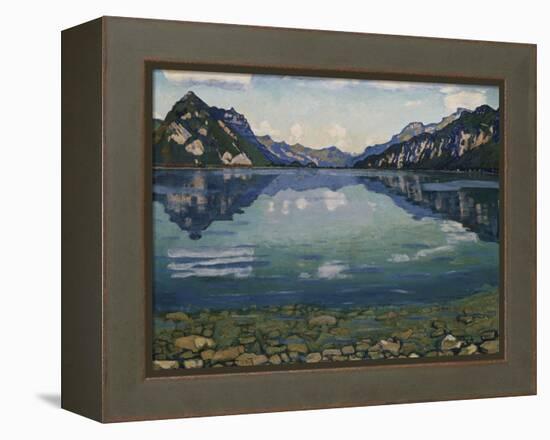 Thunersee with Reflection, 1904-Ferdinand Hodler-Framed Premier Image Canvas