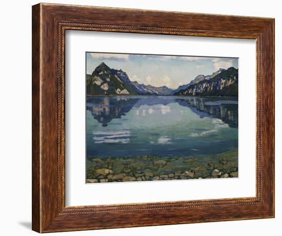 Thunersee with Reflection, 1904-Ferdinand Hodler-Framed Giclee Print