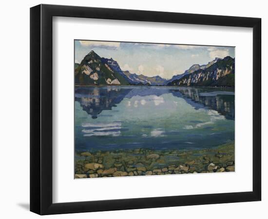 Thunersee with Reflection, 1904-Ferdinand Hodler-Framed Giclee Print