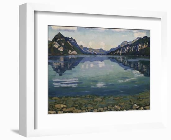 Thunersee with Reflection, 1904-Ferdinand Hodler-Framed Giclee Print