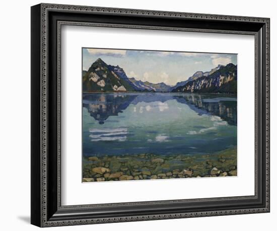 Thunersee with Reflection, 1904-Ferdinand Hodler-Framed Giclee Print