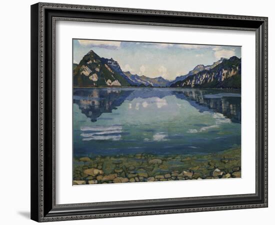 Thunersee with Reflection, 1904-Ferdinand Hodler-Framed Giclee Print