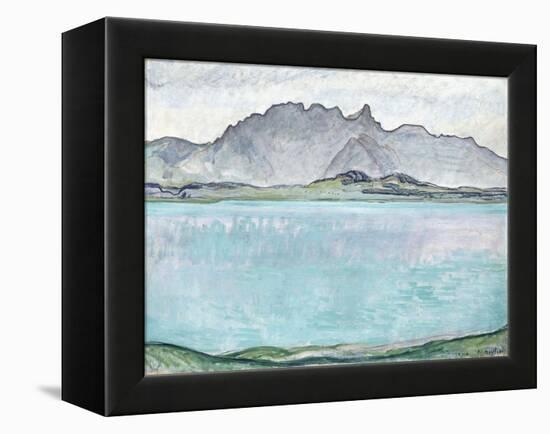 Thunersee with the Stockhorn Mountains, 1910-Ferdinand Hodler-Framed Premier Image Canvas