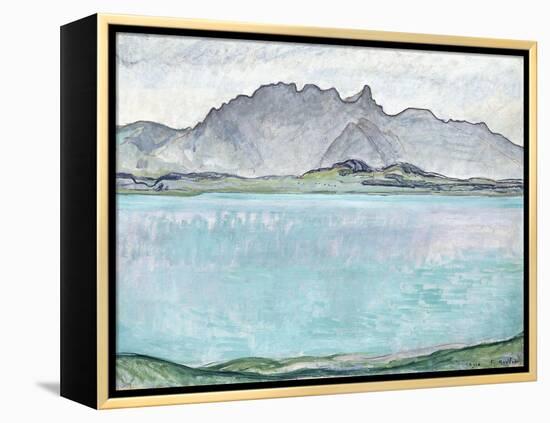 Thunersee with the Stockhorn Mountains, 1910-Ferdinand Hodler-Framed Premier Image Canvas