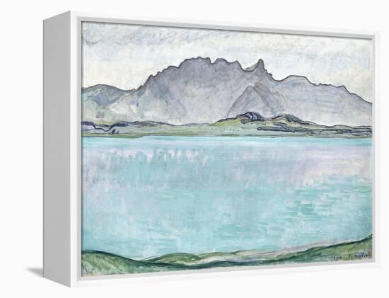 Thunersee with the Stockhorn Mountains, 1910-Ferdinand Hodler-Framed Premier Image Canvas