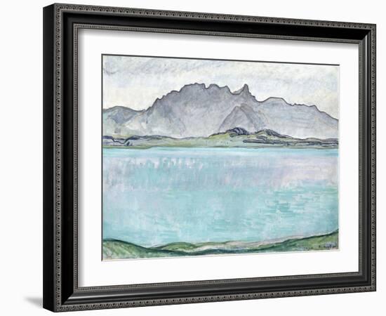 Thunersee with the Stockhorn Mountains, 1910-Ferdinand Hodler-Framed Giclee Print