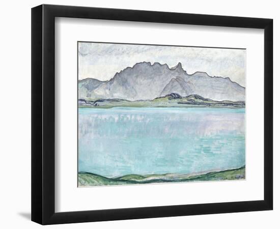 Thunersee with the Stockhorn Mountains, 1910-Ferdinand Hodler-Framed Giclee Print