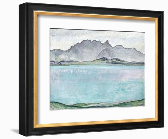 Thunersee with the Stockhorn Mountains, 1910-Ferdinand Hodler-Framed Giclee Print