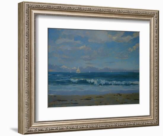 Thurlestone Beach-Jennifer Wright-Framed Giclee Print