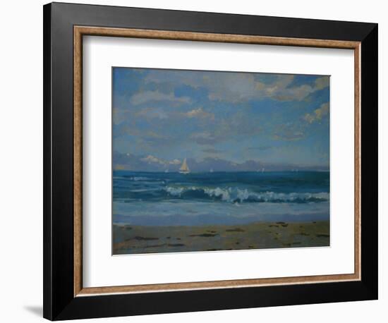 Thurlestone Beach-Jennifer Wright-Framed Giclee Print