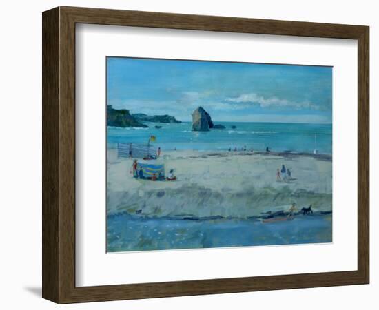 Thurlestone Rock , Devon, 2016-Jennifer Wright-Framed Giclee Print