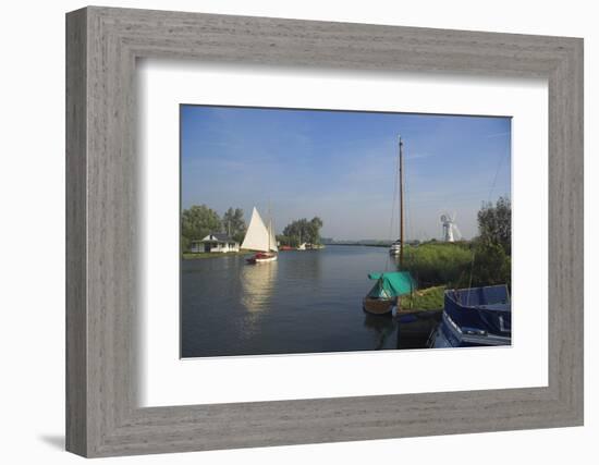 Thurne Broad, Norfolk, England, United Kingdom-Charles Bowman-Framed Photographic Print