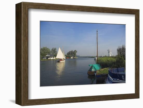 Thurne Broad, Norfolk, England, United Kingdom-Charles Bowman-Framed Photographic Print