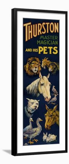 Thurston, and His Pets-null-Framed Giclee Print