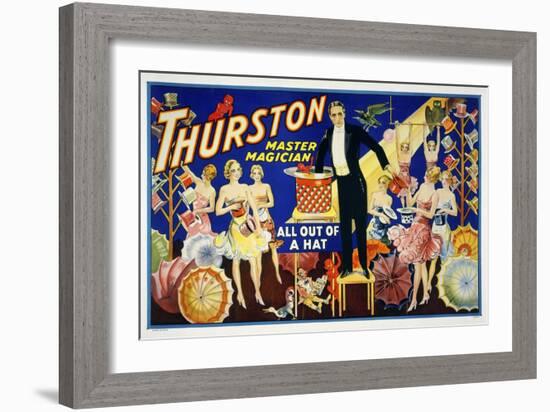 Thurston, Master Magician-null-Framed Giclee Print