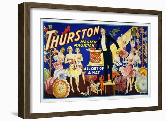 Thurston, Master Magician-null-Framed Giclee Print