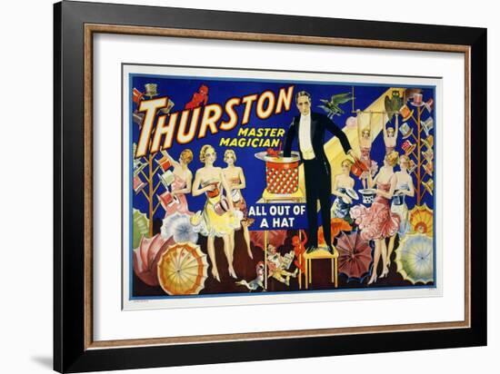 Thurston, Master Magician-null-Framed Giclee Print