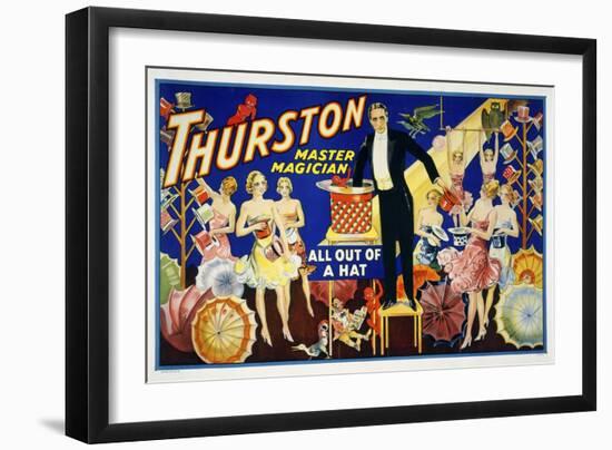 Thurston, Master Magician-null-Framed Giclee Print