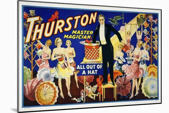 Thurston, Master Magician-null-Mounted Giclee Print