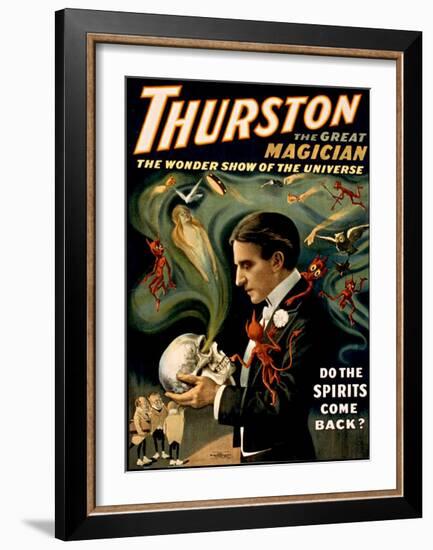 Thurston the Great Magician-null-Framed Giclee Print