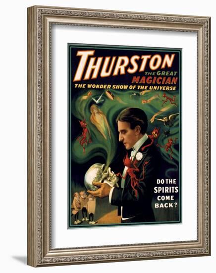 Thurston the Great Magician-null-Framed Giclee Print