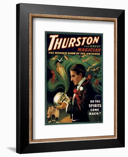 Thurston the Great Magician-Vintage Reproduction-Framed Art Print