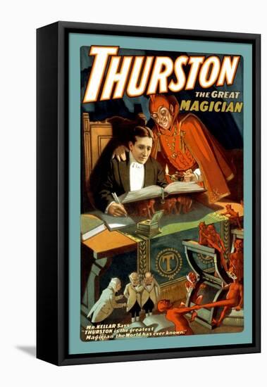 Thurston: The Great Magician-null-Framed Stretched Canvas