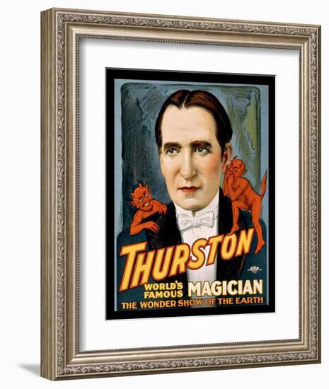 Thurston World Famous Magician-null-Framed Giclee Print