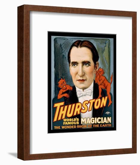 Thurston World Famous Magician-null-Framed Giclee Print