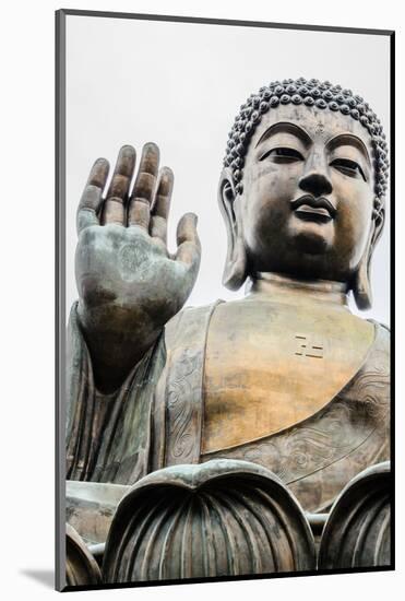 Tian Tan, Big Buddha, Bronze Statue-ThaiWanderer-Mounted Photographic Print