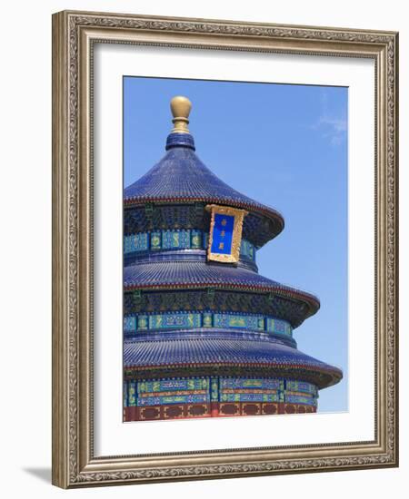 Tian Tan Complex, Close-Up of the Temple of Heaven (Qinian Dian Temple), UNESCO World Heritage Site-Neale Clark-Framed Photographic Print