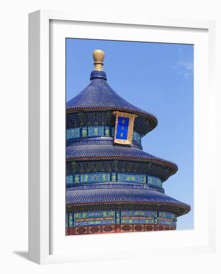 Tian Tan Complex, Close-Up of the Temple of Heaven (Qinian Dian Temple), UNESCO World Heritage Site-Neale Clark-Framed Photographic Print