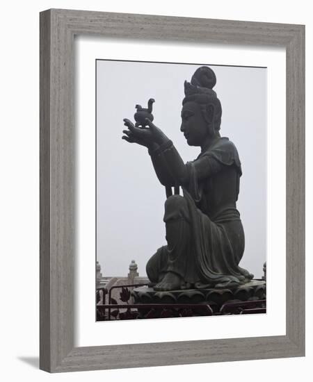 Tian Tan Statues, Hong Kong, China-Julie Eggers-Framed Photographic Print