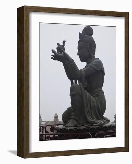 Tian Tan Statues, Hong Kong, China-Julie Eggers-Framed Photographic Print