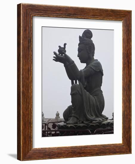 Tian Tan Statues, Hong Kong, China-Julie Eggers-Framed Photographic Print